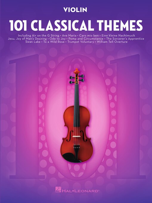 Title details for 101 Classical Themes for Violin by Hal Leonard Corp. - Available